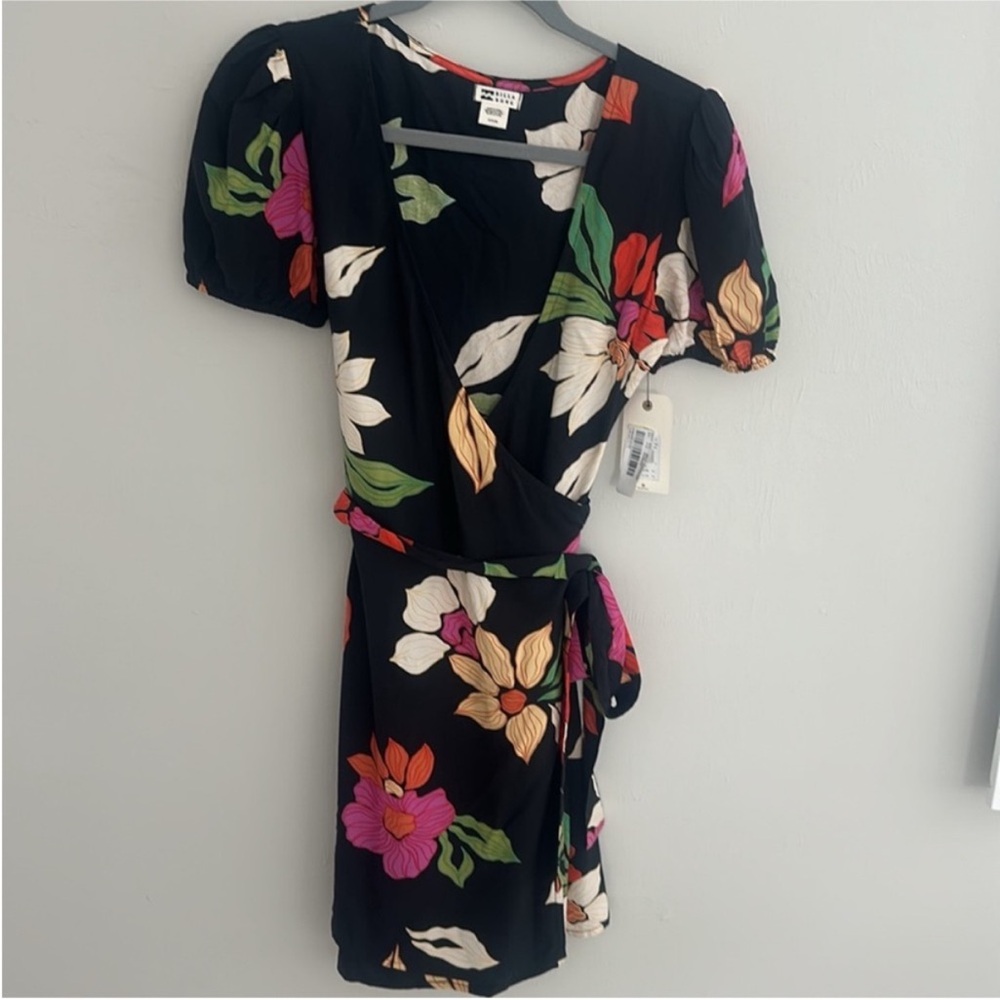 Billabong Hot Tropics Mini Wrap Dress - Picture 3 of 5